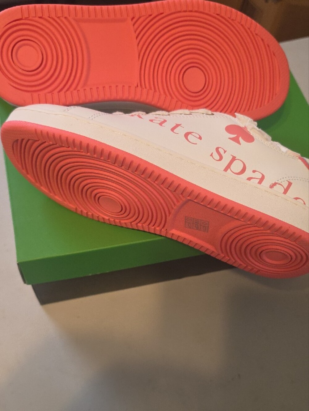 kate spade White and Pink Nikki Sneakers - Picture 5 of 7